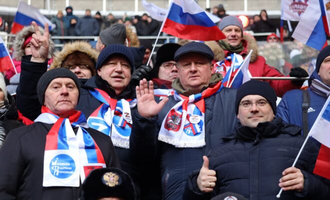 Профсоюзы ФНПР приняли участие в праздничном митинге-концерте «Слава защитникам Отечества»
